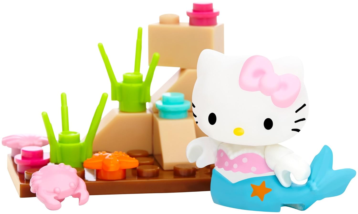 mega bloks hello kitty 美人鱼玩具模型